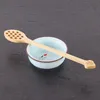 Wooden Honey Coffee Spoon Long Mixing Bee Tools Stirrer Muddler Stirring Stick Dipper Wood Carving Spoons DH5851