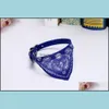 4 misure regolabili Pet Dog Bandana Sciarpa Collare Fazzoletto da collo Triangolo Collari Cucciolo di gatto Cca11705-A 600 Pz Consegna goccia 2021 Guinzagli Suppli