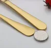 Flatware Sets Gold Silver Stainless Steel Food Grade Silverware Cutlery Set Utensils Include Knife Fork Spoon Teaspoon 912