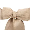 100 шт-стул галстук галстук гессанский джут-мешковина створки джут-рости для свадебного декора фестиваль вечеринка отель дома SN4548