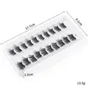 10Pairs Crisscross Half Eye Lashes Natural False Eyelashes Handgjorda Faux 3D Mink Lashes Makeup Tools Eyelash Extension