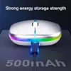 Souris sans fil Bluetooth avec souris RGB rechargeable USB pour ordinateur portable PC MacBook souris de jeu Gamer 2.4 Ghz 1600 dpi Epacket265B