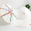 Party White White Paper Wedding Party Dekoracja Pokryka ​​teatralna Prop Parasol 60CM9051722