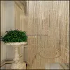 Bedroom Glitter Window Curtains Thread String Tassel Bead Panel Divider Hanging Blinds Vanlance Living Room Drop Delivery 2021 Curtain Dra