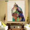 Leinwand Malerei Abstrakte Römische Kolosseum Kolosseum Big Ben Pop Art Moderne Berühmte Wand Bild Für Wohnzimmer Cuadros