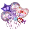 Ballons décoratifs sur le thème de la fête des mères Ensemble de ballons festifs Maman je t'aime Chambre d'anniversaire signifiant des décorations d'anniversaire extraordinaires