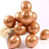 Party Decoration 10/12inch Metallic Copper Balloons Birthday Balloon Garland Arch Kit Wedding Baby Shower Bridal DecorationParty