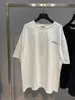 Мужская плюс футболка футболка Поло с круглой шеей вышитой и печатной полярной стилем летняя одежда с уличной чистой хлопчатобумажной футболкой 22