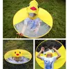 Söta barn Raincoat Cartoon Duck Children Rain Poncho UFO Form Kids Rain Coat Outdoor Boy Girl Rain Jacket Windbreaker Paraply 223561410