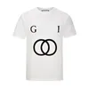 La più recente maglietta estiva Designer TShirt Luxury Mens T-shirt Nero Bianco Colore Lettere Manica corta Uomo Donna 100% cotone Maniche corte Taglia S-6XL