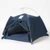 Pet Cat Tents Portable Bed House inomhus för katter valp kanin små djur sängar grotta 4 färger premium kvalitet