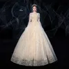 Andere Brautkleider, luxuriöses Champagner-Ballkleid, trägerlos, Prinzessin, klassische Pailletten, individuelle Größe für die Braut