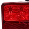 Bilbil LED Bakre varningsljus Tail Parts License Plate Lights 22LED Vattentäta lampor för släpvagn båt 12V