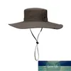 バケツの帽子夏の太陽親子漁師帽子メンズ日焼け防止UV保護ブロードブリムハット屋外釣り防水ヨーロッパとアメリカン