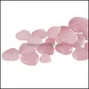 Andra modetillbehör Crystal Peach Heart-Shaped Pendant Ornament Semi Energy Stone Drop Delivery 2021 Qzokr