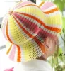 Magic Paper Vase Cap Variable Folding Paper Hat Creative Magic Vase Hats Travel Round Foldable Sunhat Visors Hats