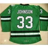 VipCeoMit North Dakota Hockey-Trikot für Jugendliche, 2 STECHER 9 CAGGIULA 16 Brock Boeser 33 Cam Johnson, 100 % genähte Fighting Sioux DAKOTA Hockey-Trikots