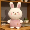 Lovely Pearl Rabbit Plush Toys Kawaii Stuffed Soft Standing Rabbits Dolls Cartoon Toys Children Baby Birthday Gift