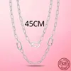 Fashion Necklace for Women Silver Color Twist Me Clasp Chunky Thick Lock Choker Chain Necklaces Jewelry Jewellery Collar