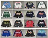 Team Basketball Ed Pocket Shorts Top Quality Retro med fickor Autentisk dragkedja Sweatpant Pantalones Cortos Baloncesto