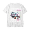 Мужские футболки I Never Dreamed I'm Be A Super Sexy Camping Lady T Shirt Tops Design Cotton Normal Europe Mens