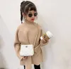 Children's HandBag Candy color PU chain bag Small Diamond accessories bag Girl's crossbody bags