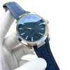 Męski zegarek automatyczny 43 mm Wodoodporne świetliste klasyczne modne biznes sport gumowy pasek ze stali nierdzewnej 600 lodowane zegarki dla mężczyzn ruch 2022