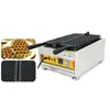 Macchina a cono per waffle a nido d'ape elettrica digitale commerciale per la lavorazione degli alimenti