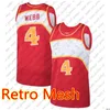 Trae 11 Young Jersey Spud 4 Webb Basketbal Jerseys 2021/2022 Borduurwerk Logo's heren zwart rood wit S M L XL XXL Hoge kwaliteit