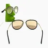 (code:OCTEU03) Neue Top Qualität 0062 Herren Sonnenbrille Männer Sonnenbrille Frauen Sonnenbrille Mode-Stil Schützt Augen Gafas de Sol Lunettes de Soleil mit Box