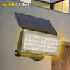 Super Bright LED Solar Powered Light Control Garden Decoration Lights Justerbar utomhusvattentät solväggslampa