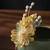 Headpieces Classic Simple Accessories Antique Daisy Edge Clip Tassels Retro Hairpin Bridal Hair Accessoriesheadpieces