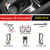 For Volkswagen VW Scirocco EOS Interior Central Control Panel Door Handle Carbon Fiber Stickers Decals Car styling Accessorie233a