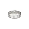 Love Screw Ring مصمم فاخر المجوهرات للنساء المعبدة من الماس الذهبي حلقات التيتانيوم الصلب سبيكة ذهبية 2022 أزياء accessor2174596