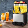 Elektrische sneeuwsmeltmachine met dubbele gleuf Slush Maker Frozen Drink Dispenser Ice Slush Juice Maker