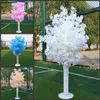 1.5M hauteur cryptage fleurs de cerisier arbre souhaitant arbres décoration de mariage coureur allée route Guide fleur fête présente