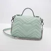 2021 Macaron mode handtassen vrouwen schoudertas echt leer beroemd merk crossbody tas