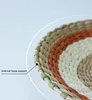 Декоративные предметы фигурки настенные ковры Корзина Круглая тарелка соломинка ручная плетена