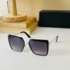 Kino Styl Okulary Damskie Pr58 Ws Wyrafinowany Nowoczesny Glamour Kwadratowa Rama Metalowa Okulary UV400 Occhiali de Soleil Projektanci Mężczyźni Latający Okulary przeciwsłoneczne