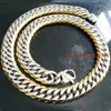 Chains Fashion 13/16mm Mens Curb Cuban Necklace Silver Gold Color Stainless Steel Chain Promotion Wholesale JewelryChains