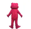 Red Frog Character Mascot Costume Outfits Adult Size Cartoon Dress Fruit Cartoon Character Suit Carnival Unisex