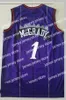 قمصان كرة السلة الجديدة ميتشل نيس كرة السلة Spud Webb Jersey Men 4 Tracy McGrady