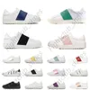 2022 New Designer Women Mens Open Sneakers Shoes White Black Silver Golden Change Green Platform Loafers Low Genuine Leather Vintage Trainers Size 35-46