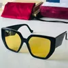 Original quality luxury brand sunglasses GG0956S black large frame LOGO temples all-match fashion mens and womens glasses UV protection size 54-19-145