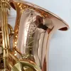 Professionele fosforbrons altsaxofoon R54 dubbele rib versterkte abalone bas bas grote mond toon doorschijnend muziekinstrument met koffer