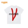 Vloness Kısa Kollu Yaz Yeni Aşk Sevgililer Günü Graffiti Mektubu Sınırlı Büyük V Ağır Sanayi Baskı Gevşek T-shirt Moda