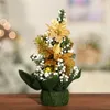 Mini Christmas Desk Tree Xmas Festival Table Indoor Office Home Decoration 20cm 9 style C87655