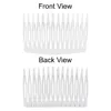 100 Pack Small Plastic Side Hair Comb With Teeth Hairpins Grips for Women Bridal Wedding Veil Decorative Headpiece French Twist
