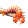 Fidget zabawki sensoryczne tęczowskie lśniąca lobster imprez
