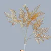 Flores decorativas coronas de baya rojo dorado artificial eucalipto hojas